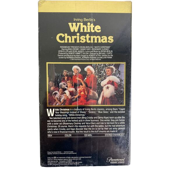 Irving Berlins White Christmas VHS Tape Special Collectors Series 1986 Paramount - Picture 2 of 5